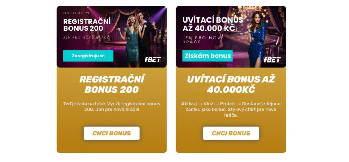 ForBet bonus: 200 free spinů za vklad 100 Kč a až 40 000 Kč image 2