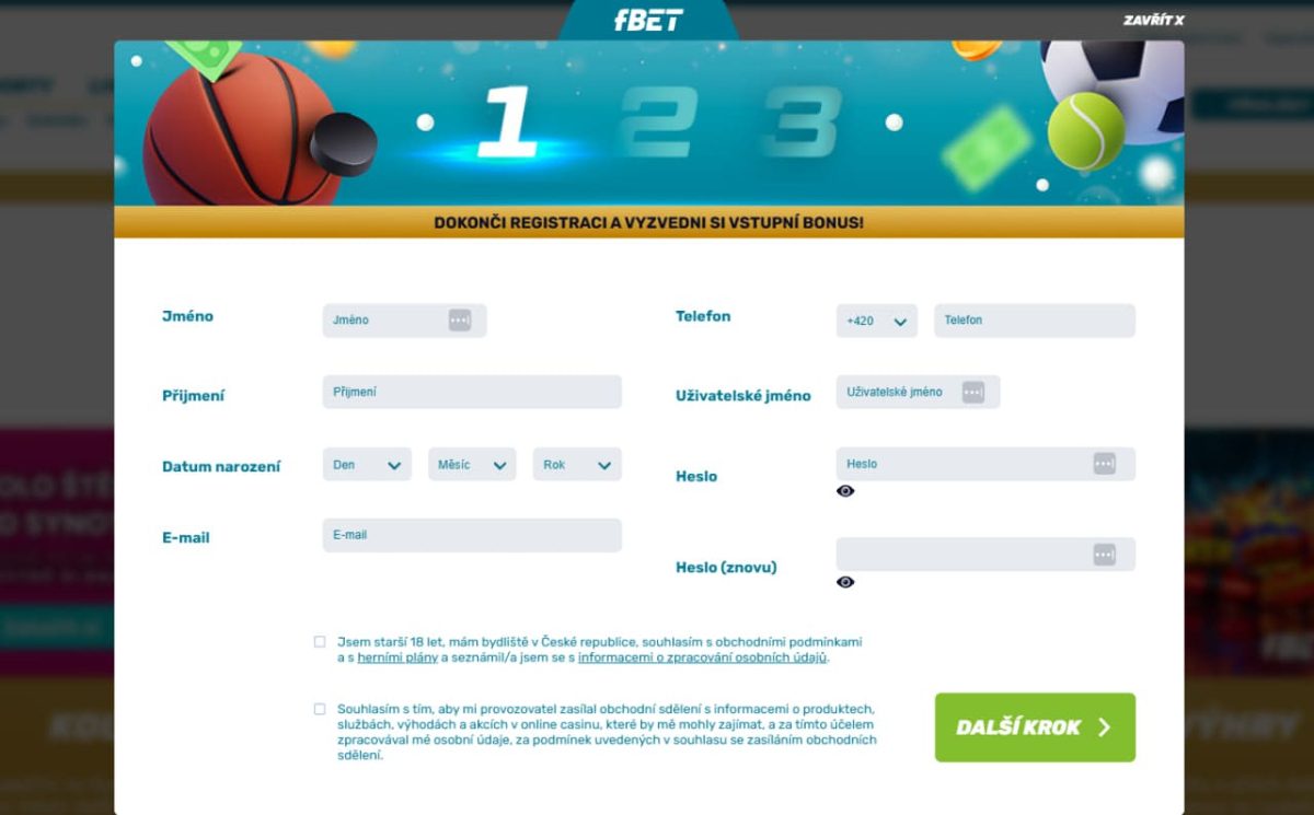 ForBET registrace: návod přes BankID do 10 minut a bonus 200 Kč image 1